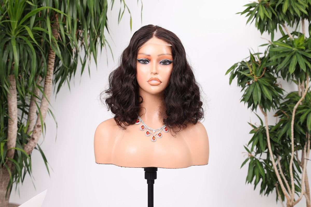 Wholesale Custom Human Hair Lace Wigs – Straight, Body Wave, Deep Curly & Bob Styles