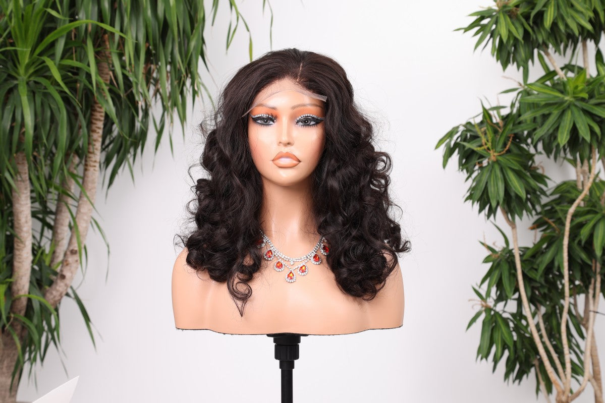 Wholesale Custom Human Hair Lace Wigs – Straight, Body Wave, Deep Curly & Bob Styles