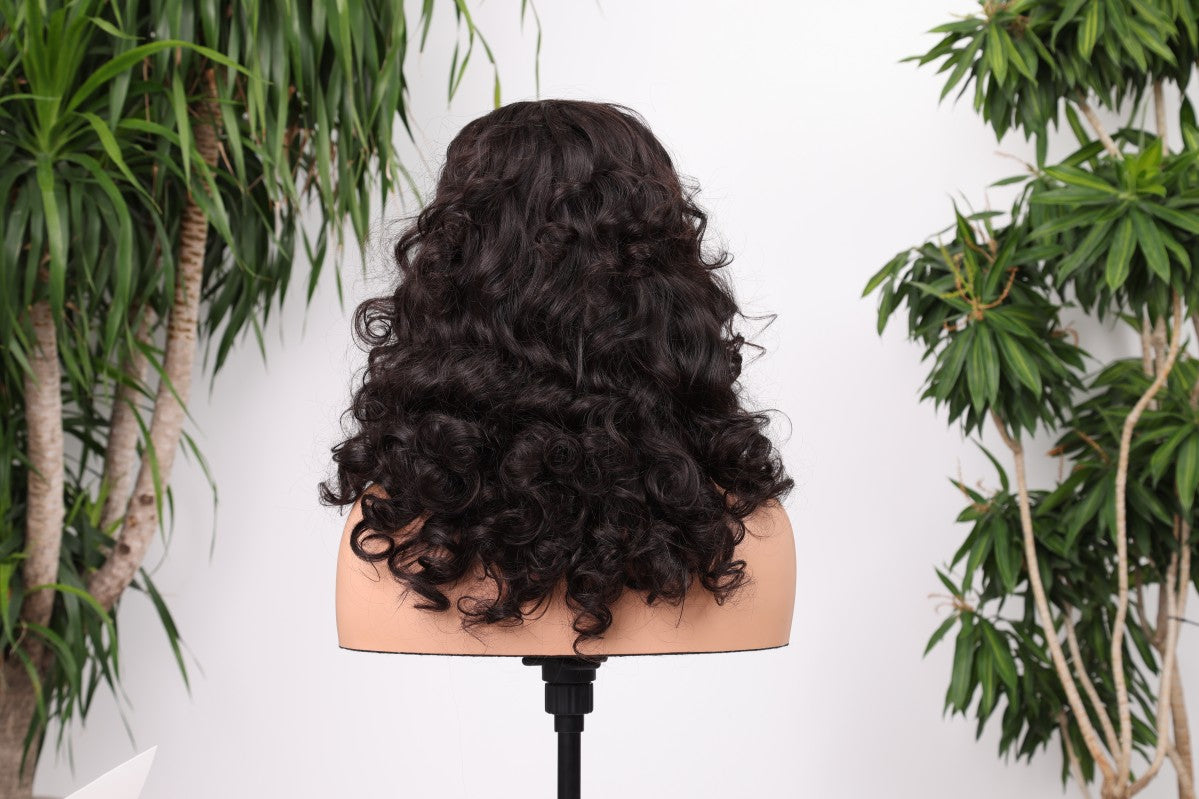 Wholesale Custom Human Hair Lace Wigs – Straight, Body Wave, Deep Curly & Bob Styles