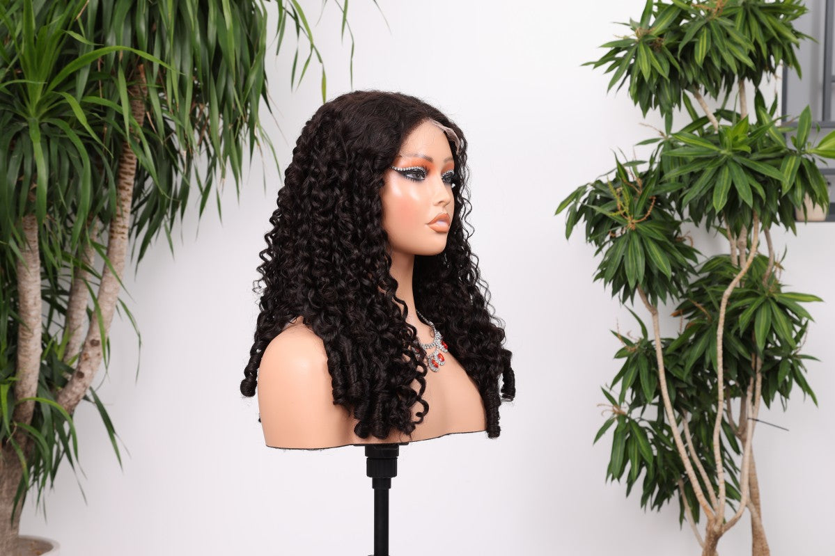 Wholesale Custom Human Hair Lace Wigs – Straight, Body Wave, Deep Curly & Bob Styles