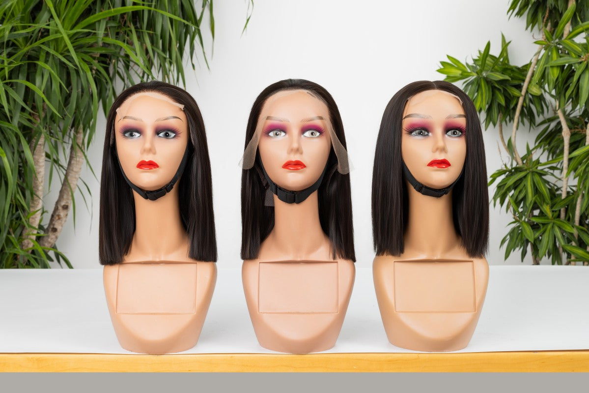 Wholesale Custom Human Hair Lace Wigs – Straight, Body Wave, Deep Curly & Bob Styles