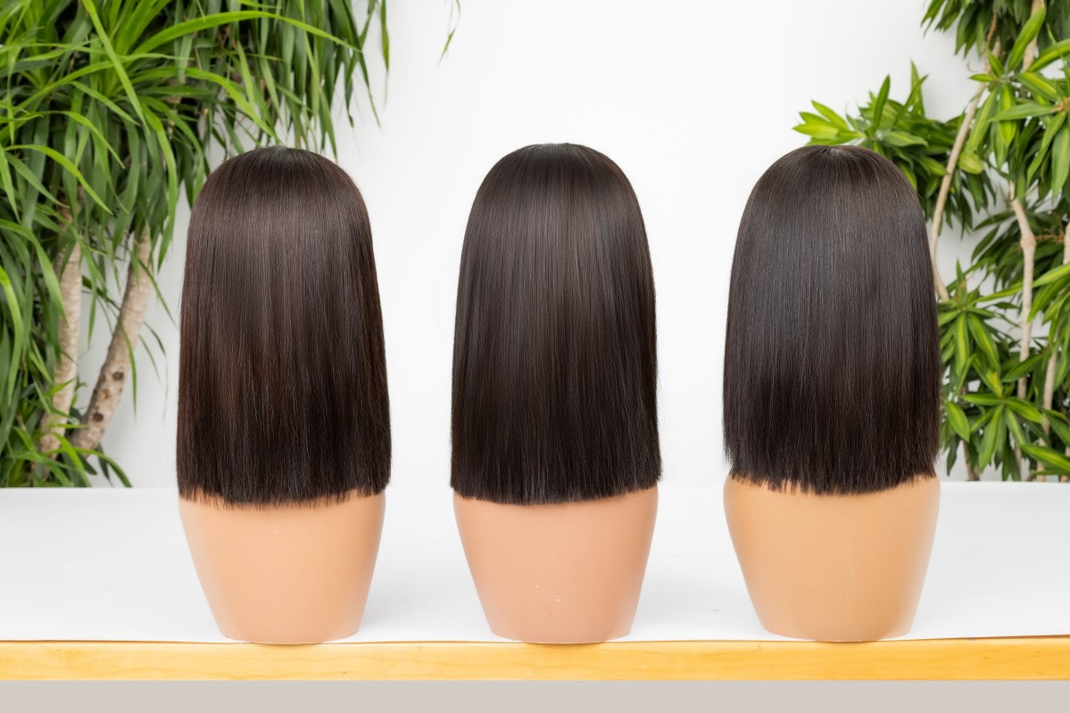 Wholesale Custom Human Hair Lace Wigs – Straight, Body Wave, Deep Curly & Bob Styles