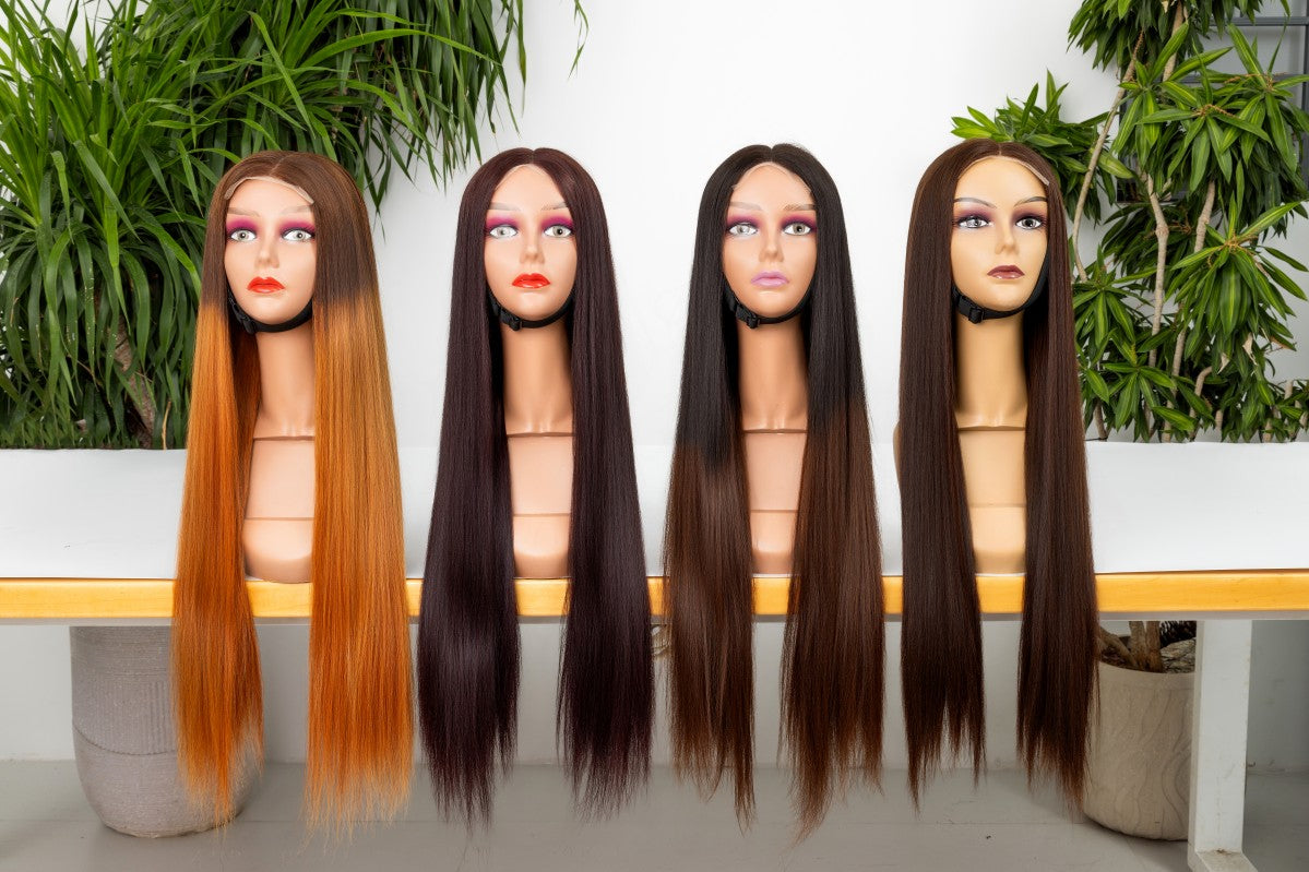 Wholesale Custom Human Hair Lace Wigs – Straight, Body Wave, Deep Curly & Bob Styles