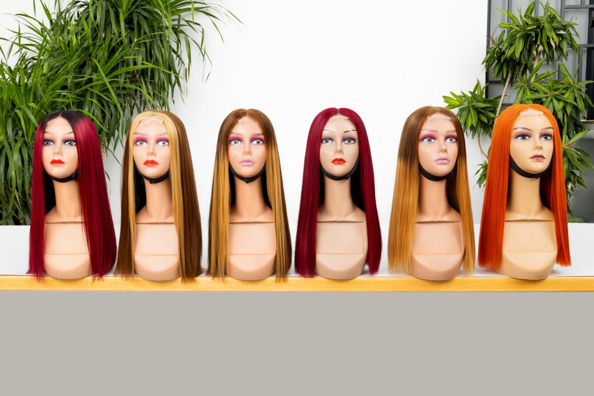 Wholesale Custom Human Hair Lace Wigs – Straight, Body Wave, Deep Curly & Bob Styles