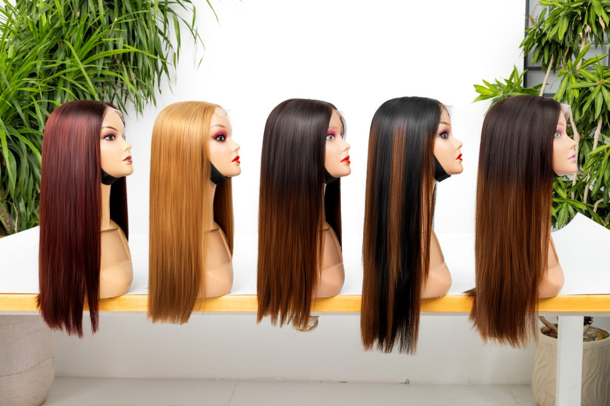 Wholesale Custom Human Hair Lace Wigs – Straight, Body Wave, Deep Curly & Bob Styles