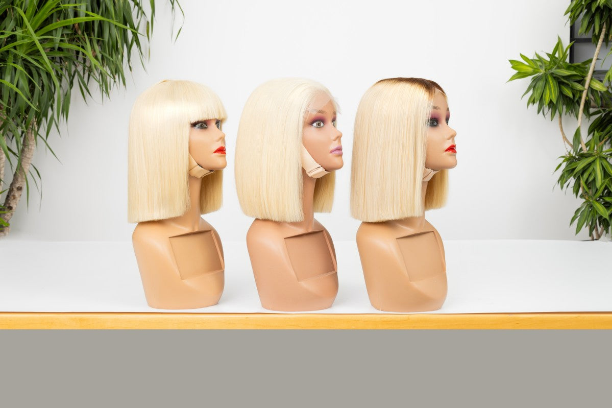 Wholesale Custom Human Hair Lace Wigs – Straight, Body Wave, Deep Curly & Bob Styles