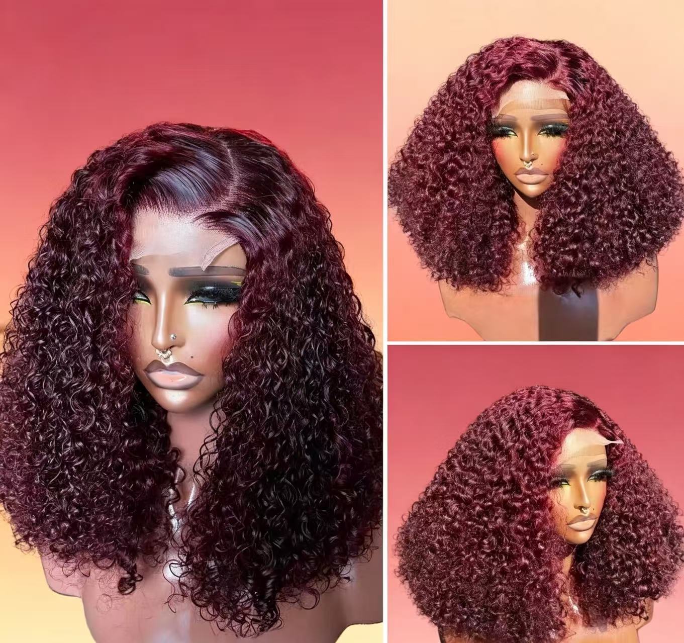 Wholesale Custom Human Hair Lace Wigs – Straight, Body Wave, Deep Curly & Bob Styles