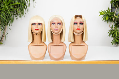 Wholesale HD Lace Straight Raw Human Hair Wig – 2×6 / 13×4 Pre-Bleached Bob & Long Lengths