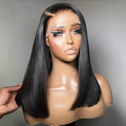 Wholesale HD Lace Straight Raw Human Hair Wig – 2×6 / 13×4 Pre-Bleached Bob & Long Lengths