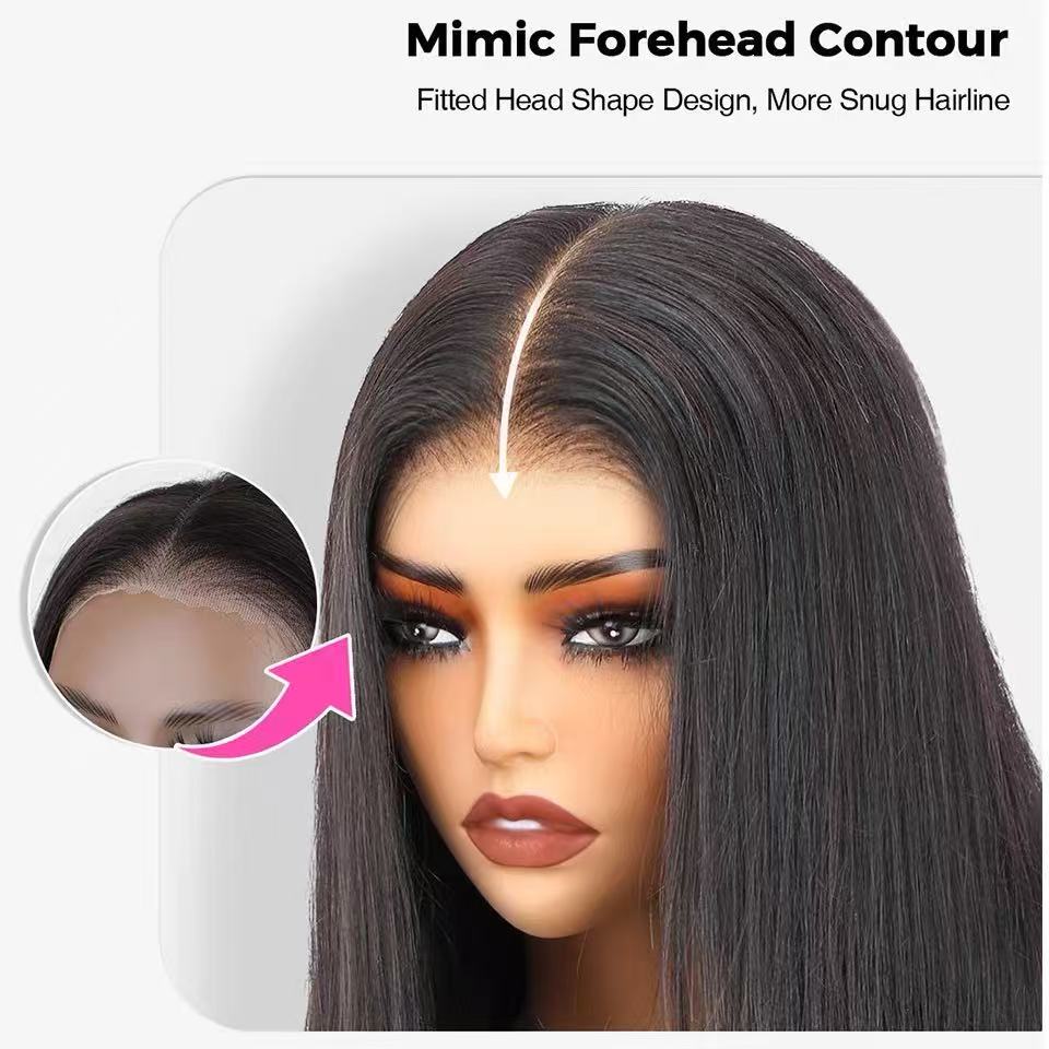 Wholesale HD Lace Straight Raw Human Hair Wig – 2×6 / 13×4 Pre-Bleached Bob & Long Lengths