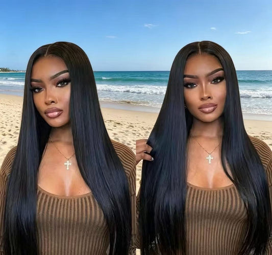 Wholesale HD Lace Straight Raw Human Hair Wig – 2×6 / 13×4 Pre-Bleached Bob & Long Lengths