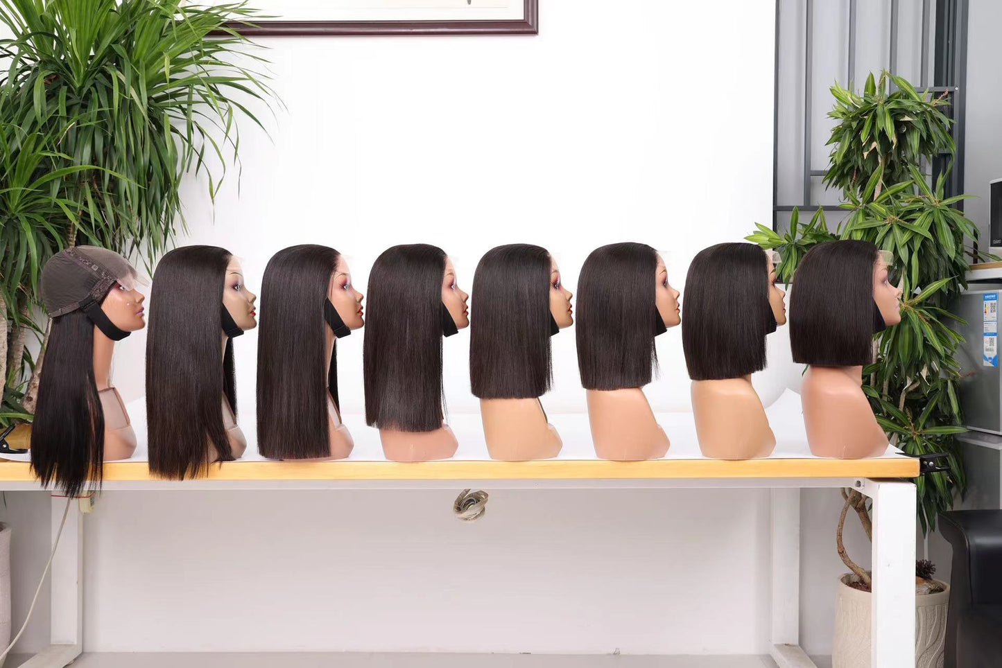 Wholesale HD Lace Straight Raw Human Hair Wig – 2×6 / 13×4 Pre-Bleached Bob & Long Lengths
