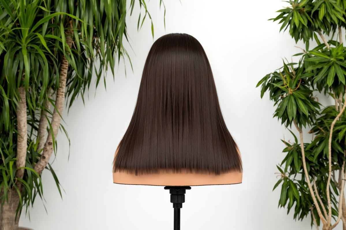 Wholesale HD Lace Straight Raw Human Hair Wig – 2×6 / 13×4 Pre-Bleached Bob & Long Lengths