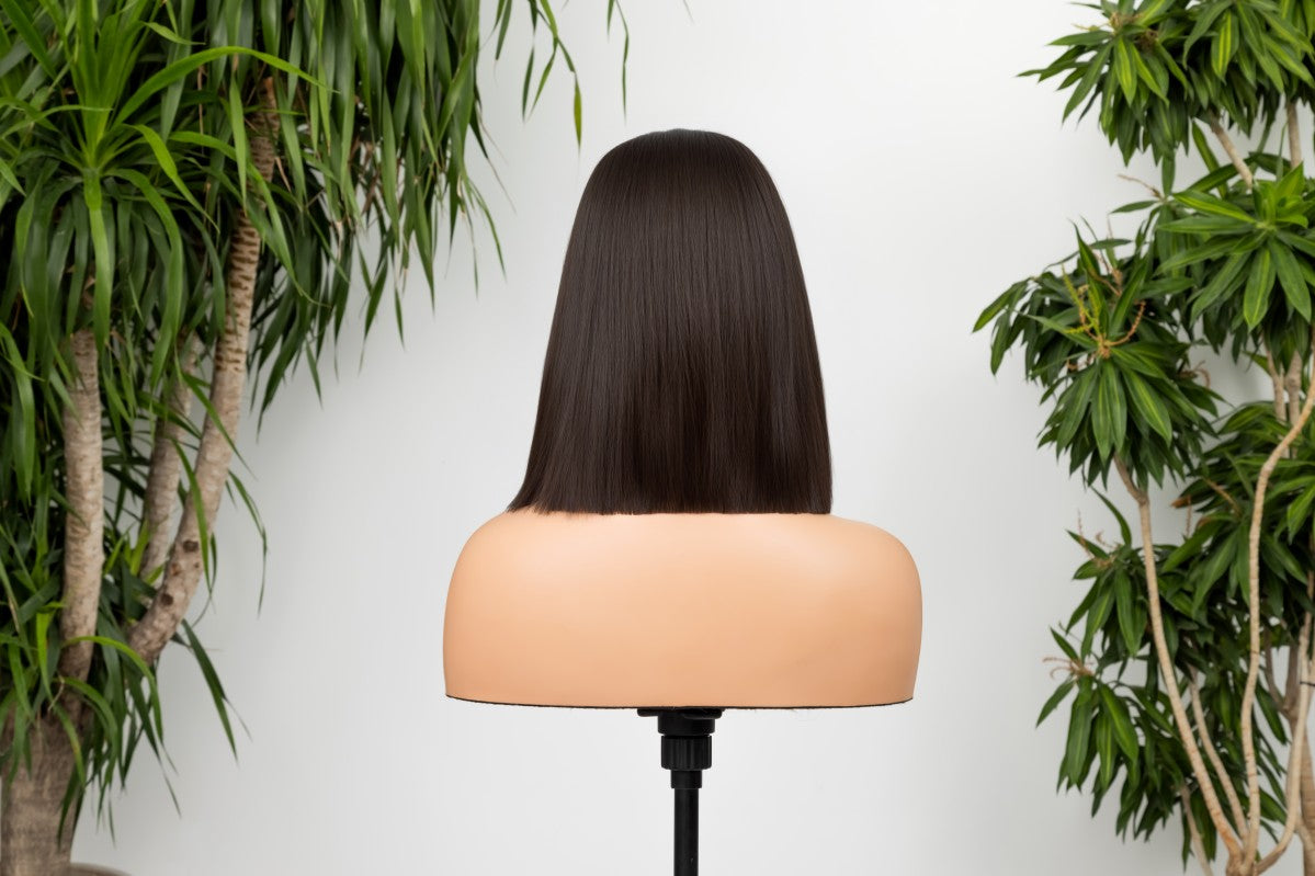 Wholesale HD Lace Straight Raw Human Hair Wig – 2×6 / 13×4 Pre-Bleached Bob & Long Lengths