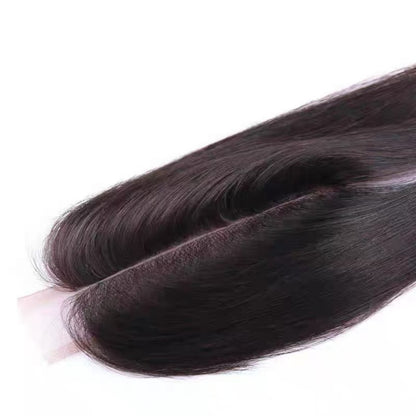 Wholesale Natural Black Straight Human Hair Bundles – Double Weft, OEM & Private Label