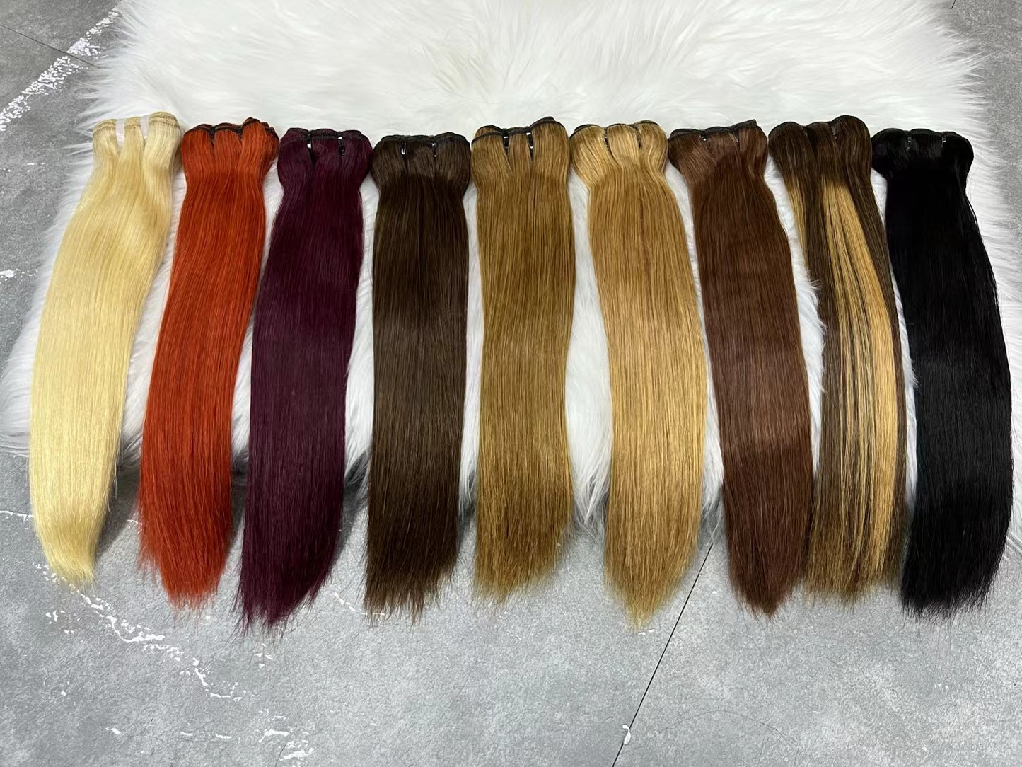 Wholesale Vietnamese Virgin Human Hair Weft Bundles – Super Double Drawn & Custom Colors