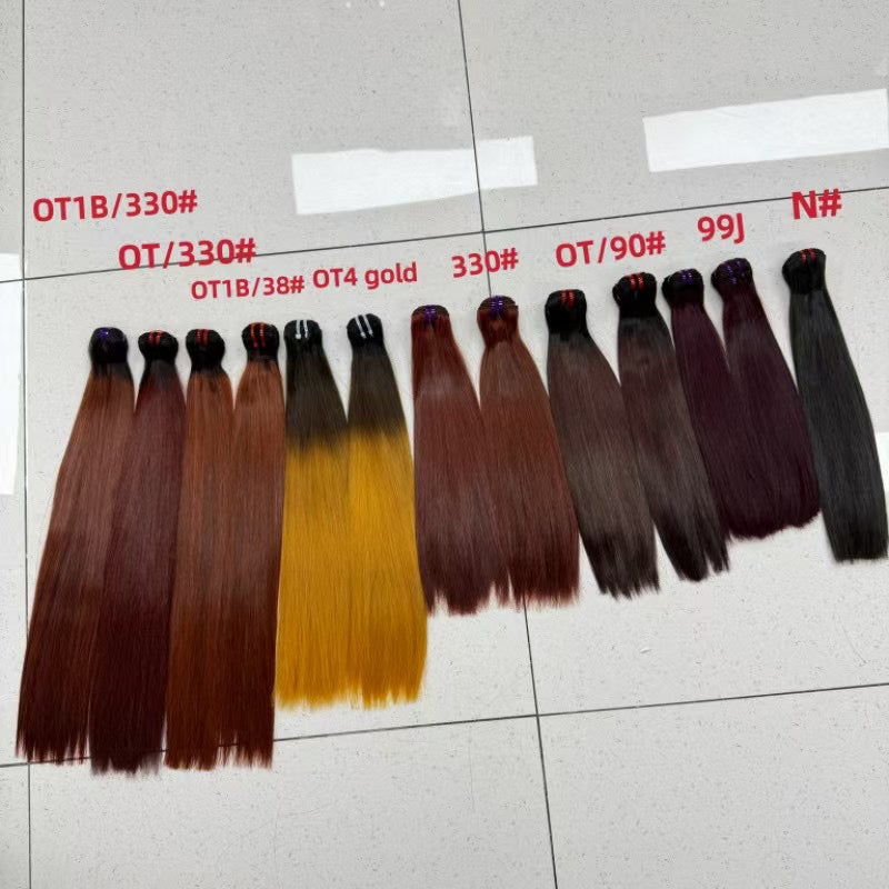 Wholesale Vietnamese Virgin Human Hair Weft Bundles – Super Double Drawn & Custom Colors