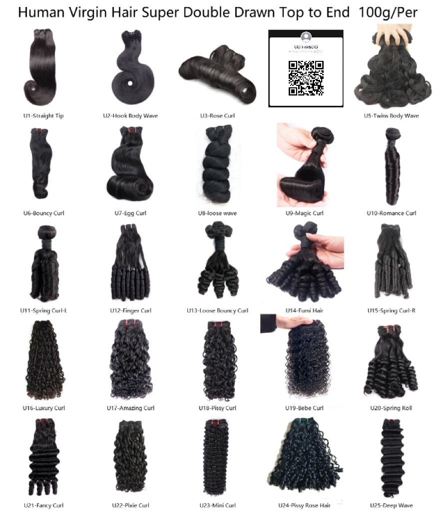 Wholesale Vietnamese Virgin Human Hair Weft Bundles – Super Double Drawn & Custom Colors