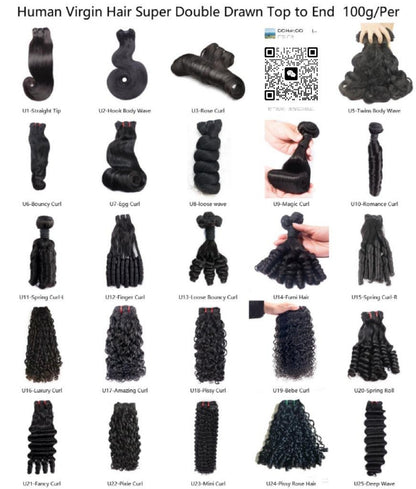 Wholesale Vietnamese Virgin Human Hair Weft Bundles – Super Double Drawn & Custom Colors